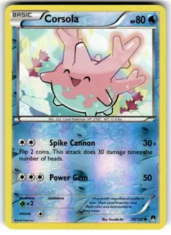Corsola 29/122 Common - Pokemon TCG XY: BREAKpoint - Reverse Holo (NM) - Image 1