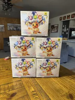 Pokemon Prismatic Evolutions ETB Elite Trainer Box New Factory Sealed lot of 5 - Image 1