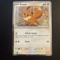 Pokemon TCG Destined Rivals - Eevee SVP 200 Promo (Cosmo Holo) - Image 1