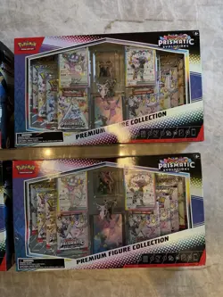 Pokemon TCG Prismatic Evolutions Premium Figure Collection | SEALED Lot Of 4 - Image 2
