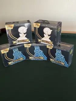 Pokemon Mega Evolution Elite Trainer Box ETB Lot Of 5 Sealed Fast FREE Shipping - Image 1