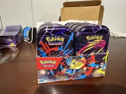 10 Pokemon Mega Evolutions Mini Tin Display Sealed Tins - Image 1