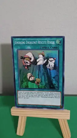 Yugioh Emerging Emergency Rescute Rescue MACR-ENSE3 Super Rare Maximum Crisis - Image 1