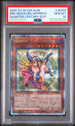 PSA 10 Yugioh Dark Magician Girl the Magician's Apprentice ALIN-JP004 Secret QSC - Image 1