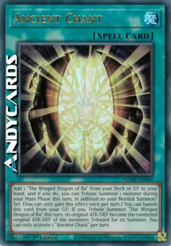 ANCIENT CHANT • (Canto Antico) • Ultra R • MZMI EN069 • 1Ed • Yugioh! ANDYCARDS - Image 1