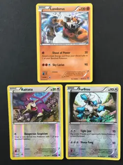 Mixed XY Pokemon Cards Bundle Evolutions Rare Non-Holo Arcanine Landorus Holo - Image 2