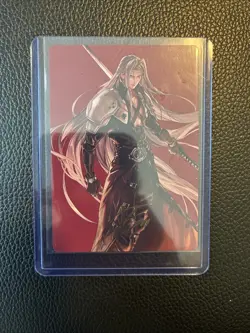 Sephiroth Fabled SOLDIER Art Card Gold Stamped Signature 44/53 Final Fantasy MTG - Image 1