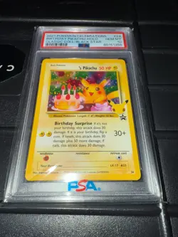 Pokemon Pikachu TCG Birthday Celebrations Classic Holo Card 24/53 PSA 10 GEM MT - Image 1