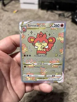 Simisear VSTAR Crown Zenith Ultra Rare Pokemon TCG Card GG37/GG70 - Image 1