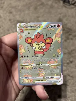 Simisear VSTAR Crown Zenith Ultra Rare Pokemon TCG Card GG37/GG70 - Image 3