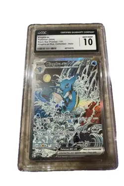 Kingdra EX 131 Pokemon TCG Scarlet & Violet Black Star Promo Holo Card CGC 10 - Image 1