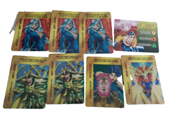 Marvel Overpower Trading Cards - 1995 - Black Cat, Loki, Jean Grey, Psylocke - Image 1