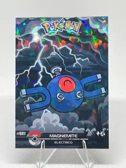 Magnemite #81 - Cracked Ice Holo - Crystal Dark Black 2025 - Pokemon Card - Image 1