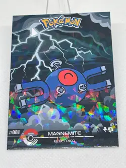 Magnemite #81 - Cracked Ice Holo - Crystal Dark Black 2025 - Pokemon Card - Image 3