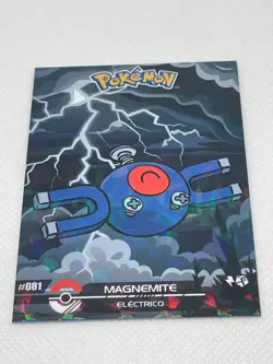 Magnemite #81 - Cracked Ice Holo - Crystal Dark Black 2025 - Pokemon Card - Image 4