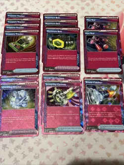 Ace Spec Pokemon TCG Card Lot - Lot Of 14 Treasure Tracker Maximum Belt Max Rod - Image 1