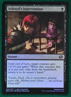 Ashnod's Intervention (Foil) - The Brothers' War BRO #85 - Magic MTG Card - Image 1