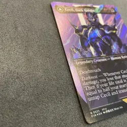 Cecil, Dark Knight (Borderless) #0525 (SURGE FOIL) Final Fantasy FIN Magic MTG - Image 3