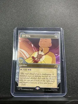 MTG Avatar: The Last Airbender Eternal Sol Ring #0316 Promo Showcase - Image 1