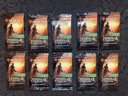 MTG Magic the Gathering Booster Pack Lot (35): Kaldheim, Zendidar Rise, WotSpark - Image 2