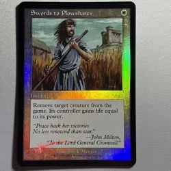 MTG Foil Swords To Plowshares FNM Promo 2 Of 2 - Image 3