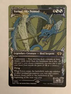 MTG MUL: Yorion, Sky Nomad (Legendary Creature) Multiverse Legends Full Art Rare - Image 1