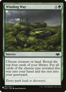 MTG - Winding Way - The List - MB2 - Magic the Gathering - Image 1