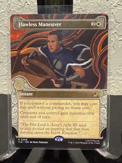 FLAWLESS MANEUVER [Showcase] - Promo - TLE Avatar Eternal MTG ATLA #0306 - Image 1