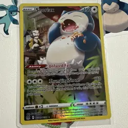 Snorlax TG10/TG30 Trainer Gallery Lost Origin Pokemon Card Holo Near Mint - Image 1