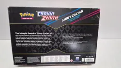 NEW Pokemon TCG Crown Zenith Premium Figure Collection Shiny Zacian 820650851636 - Image 2