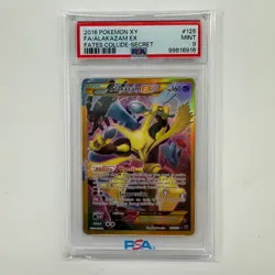 2016 Pokemon XY Fates Collide Alakazam EX FA Secret Rare #125 PSA 9 Mint - Image 1