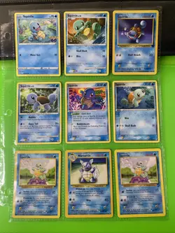 Pokemon Binder Collection Squirtle Cards WOTC Base EX Diamond & Pearl Platinum - Image 1