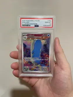 2025 POKEMON JTG EN-JOURNEY TOGETHER ILLUSTRATION RARE #162 WAILORD PSA 10 - Image 1