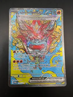 Pokemon TCG Hearthflame Mask Ogerpon Ex 148/131 Prismatic Evolutions SIR - Image 1