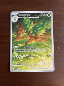 Sawsbuck - 092/086 - Pokemon White Flare Illustration Rare NM - Image 1