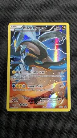 Pokemon Black Kyurem XY80 Full Art Black Star Promo 2015 - Image 1