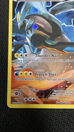 Pokemon Black Kyurem XY80 Full Art Black Star Promo 2015 - Image 5