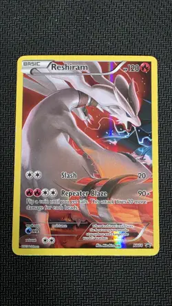 Reshiram - XY74 Black Star Promo Full Art Pokemon - LP - Image 1