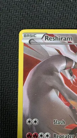 Reshiram - XY74 Black Star Promo Full Art Pokemon - LP - Image 2