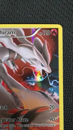Reshiram - XY74 Black Star Promo Full Art Pokemon - LP - Image 3