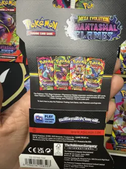 Pokemon TCG Phantasmal Flames Booster Pack Lot Factory Sealed (8) Packs - Image 2