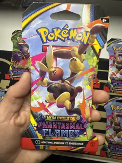 Pokemon TCG Phantasmal Flames Booster Pack Lot Factory Sealed (8) Packs - Image 3