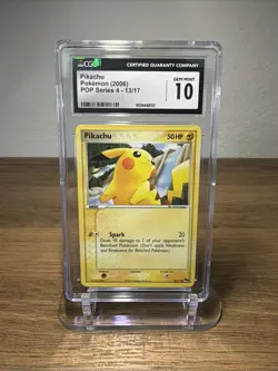 CGC GEM MINT 10 - 2006 Pokemon Pikachu 013/017 POP Series 4 Regular - Image 1