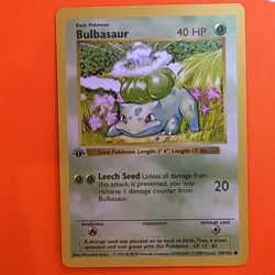 1999 Pokemon WOTC Base Set Bulbasaur 1st Edition Shadowless 44/102 - LP 🍀🍀 - Image 1