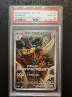 Pokemon Kingambit #130 Black Star Promo Holofoil PSA 10 Gem Mint - Image 1