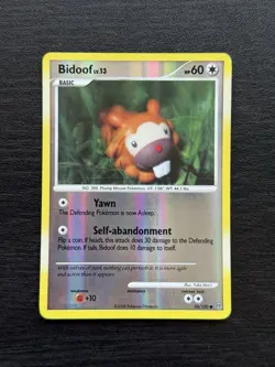 Bidoof 54/100 Stormfront Reverse Holo Pokemon TCG - Image 1