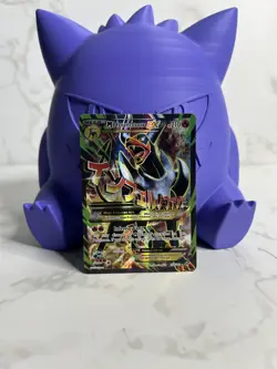 Pokemon TCG M Houndoom EX 154/162 Full Art Ultra Rare XY Breakthrough LP/MP+ - Image 1