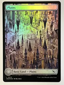 Plains (0272) Murders at Karlov Manor Foil MTG NM - Image 1