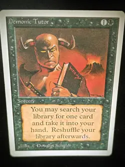 MtG | 1 x Demonic Tutor | Unlimited Edition | Magic the Gathering | Old School - Image 3