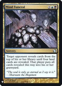 1 x Mind Funeral - Foil - Mystery Booster / The List - NM-Mint - MTG - Image 1